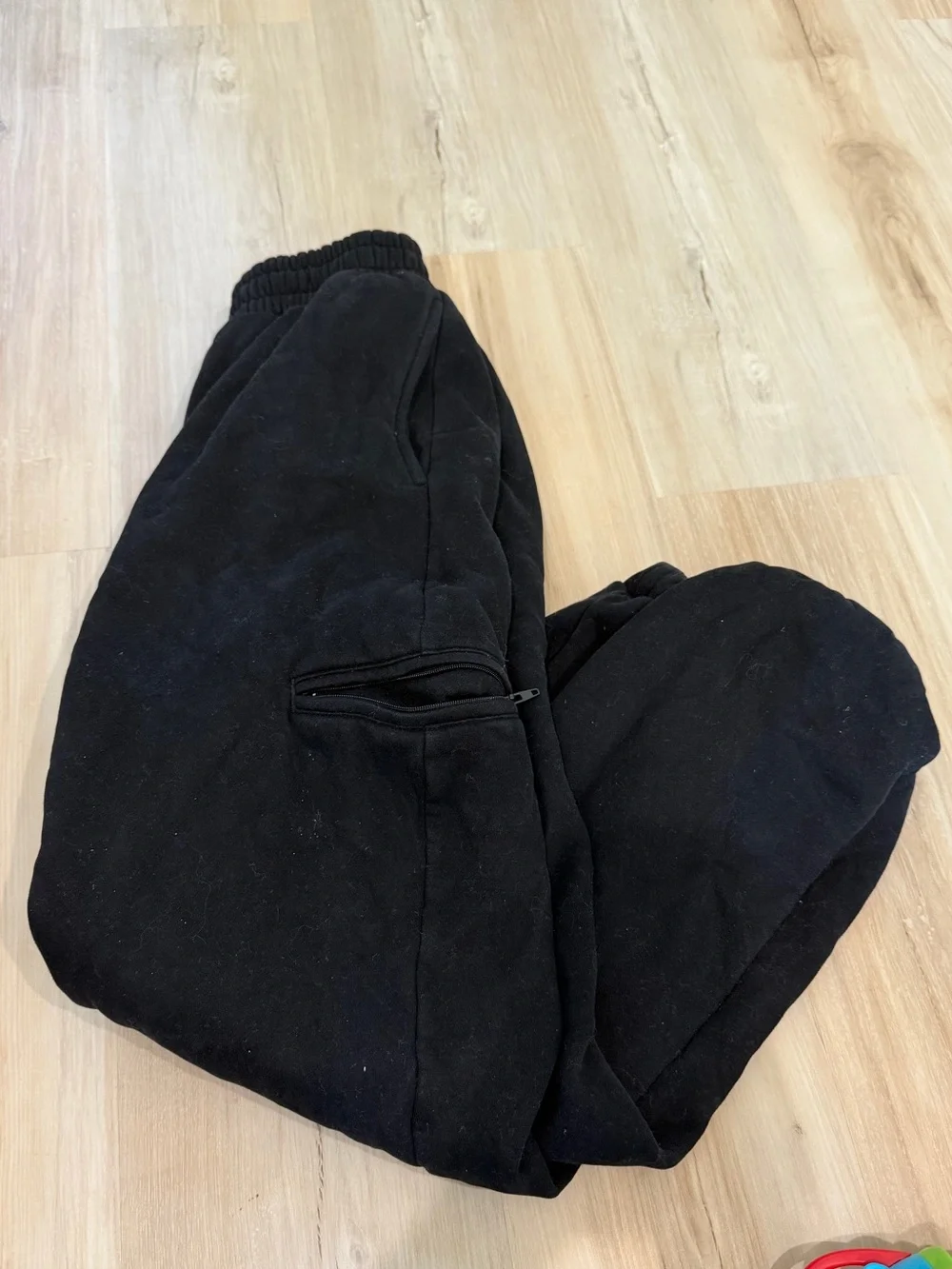 Black Fleece Jogger Pants - Picture 1 of 2